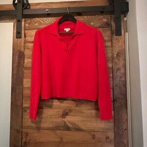 Pilcro Red Button Down Shirt